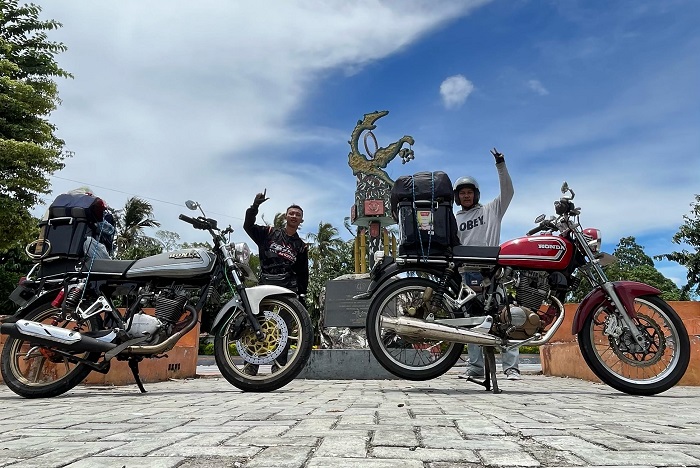 PRIMA: Potret kendaraan yang digunakan oleh Affit dan Erik untuk mudik ke Jepara.