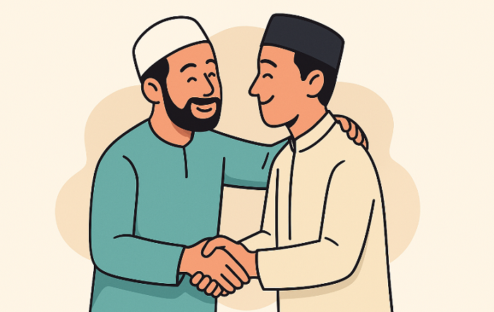 ilustrasi saling memaafkan