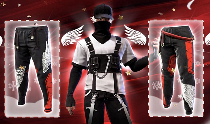 Celana Angel Merah Free Fire