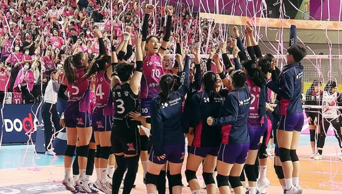 Pink Spiders Juara liga voli korea 2025