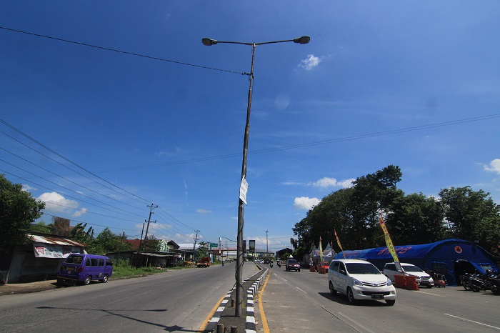 Lampu Jalan Lingkar Timur Kudus Lapuk