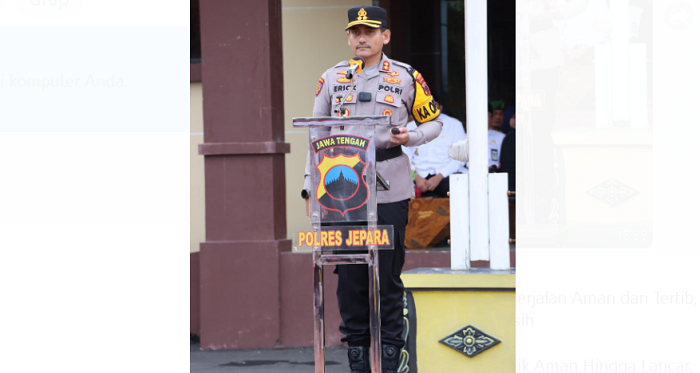 Lebaran di Jepara Berjalan Aman dan Tertib, Kapolres AKBP Erick Ucapkan Terima Kasih