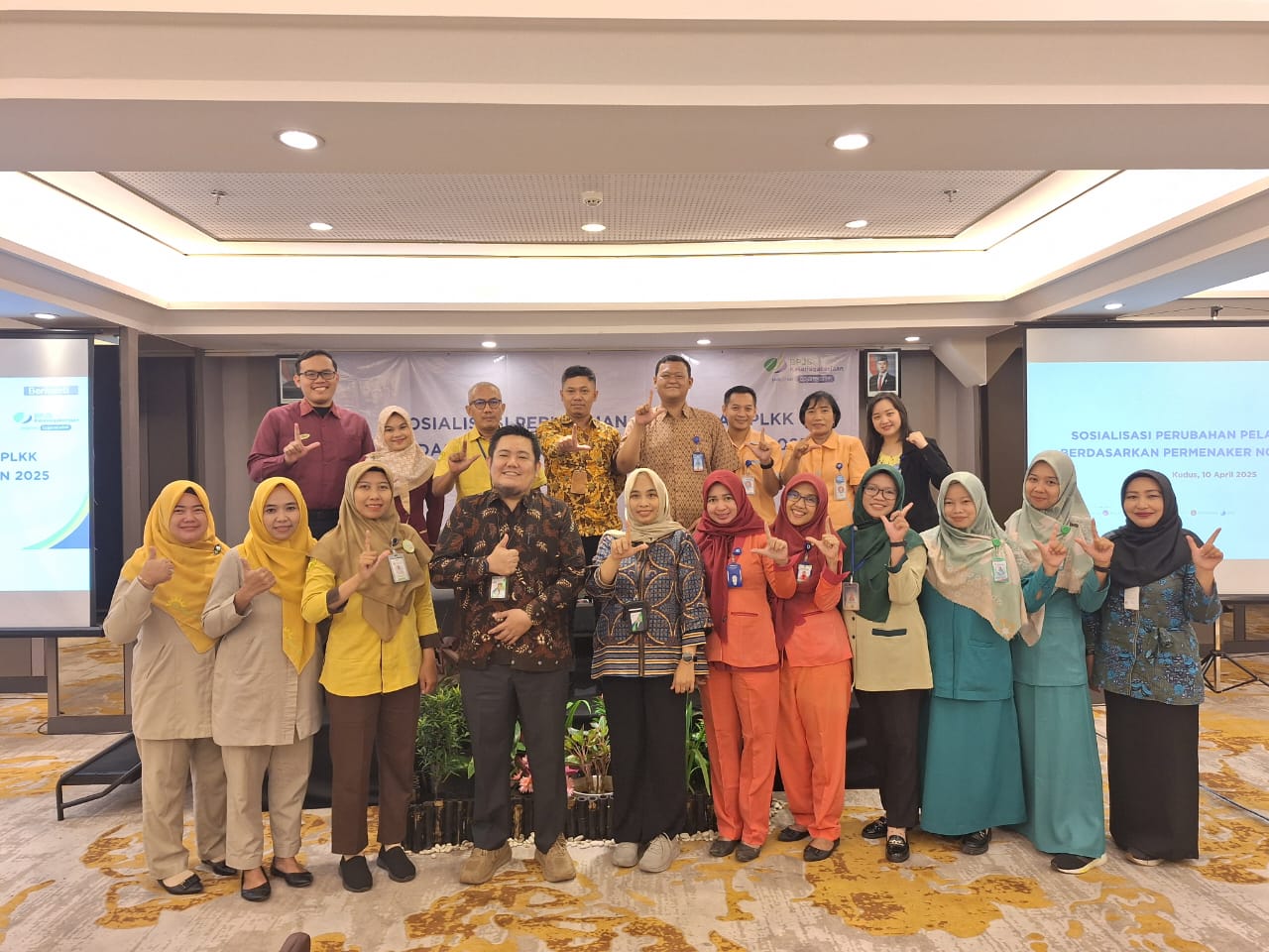 Sosialisasi Permenaker Nomor 1 Tahun 2025 yang digelar oleh BPJS Ketenagakerjaan Kudus