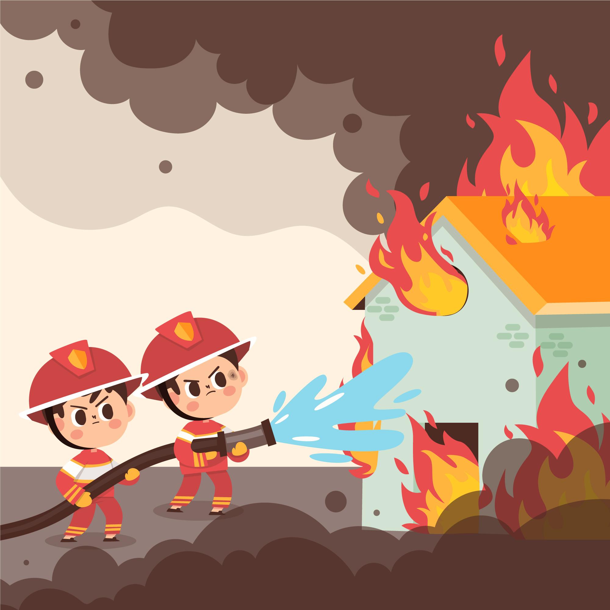 ilustrasi pemadam kebakaran