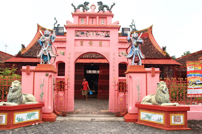 TERPUSAT: Klenteng Tjoe An Kiong menjadi lokasi terpusat kirab akbar ritual budaya HUT Makco Thian Siang Sing BO 2025.