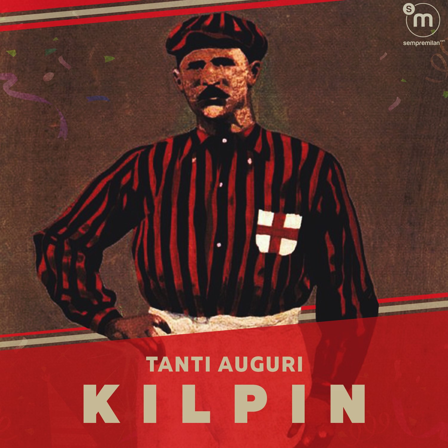 LEGENDA: Pendiri AC Milan, Herbert Kilpin.