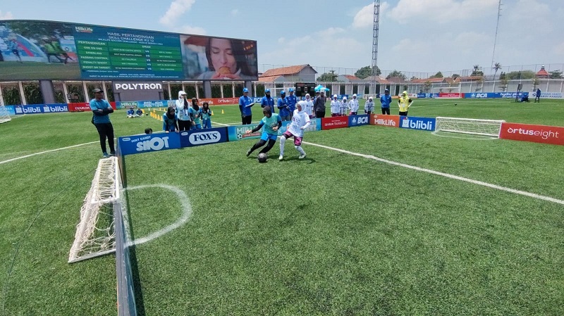 DIANGGAP LAYAK: Kondisi Stadion SSA, Rendeng milik PT Djarum Kudus.