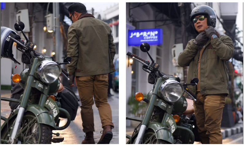 Ridwan Kamil Motor Royal Enfield