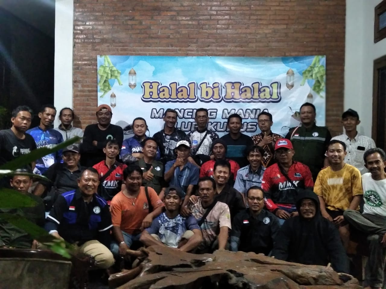 Mancing Mania Club Kudus menggelar Halalbihalal di kediaman Zaenal Abidin Padurenan Gebog Kudus