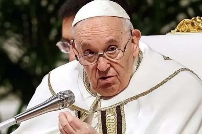 Pemimpin Gereja Katolik Paus Fransiskus.