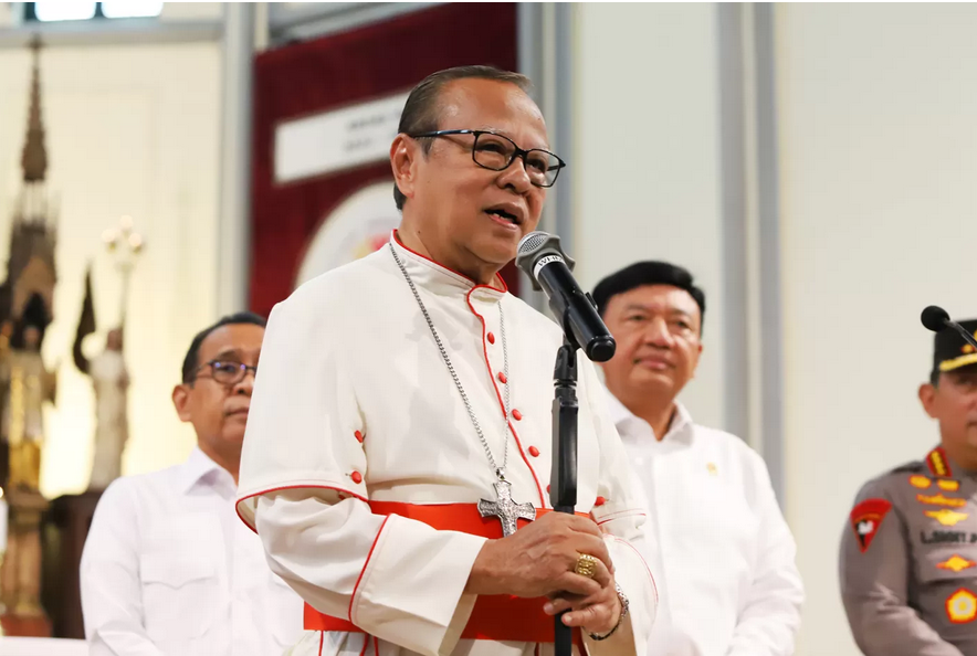 Uskup Agung Jakarta Ignatius Kardinal Suharyo. (Dery Ridwansah/JawaPos.com)