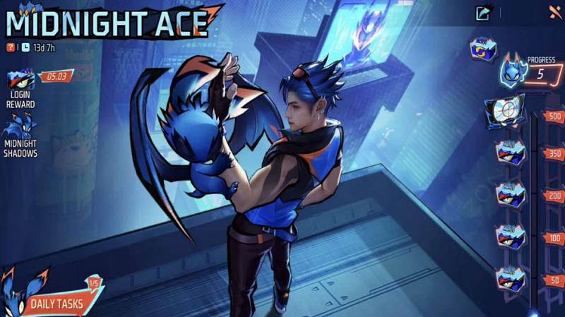 Midnight ace Free Fire