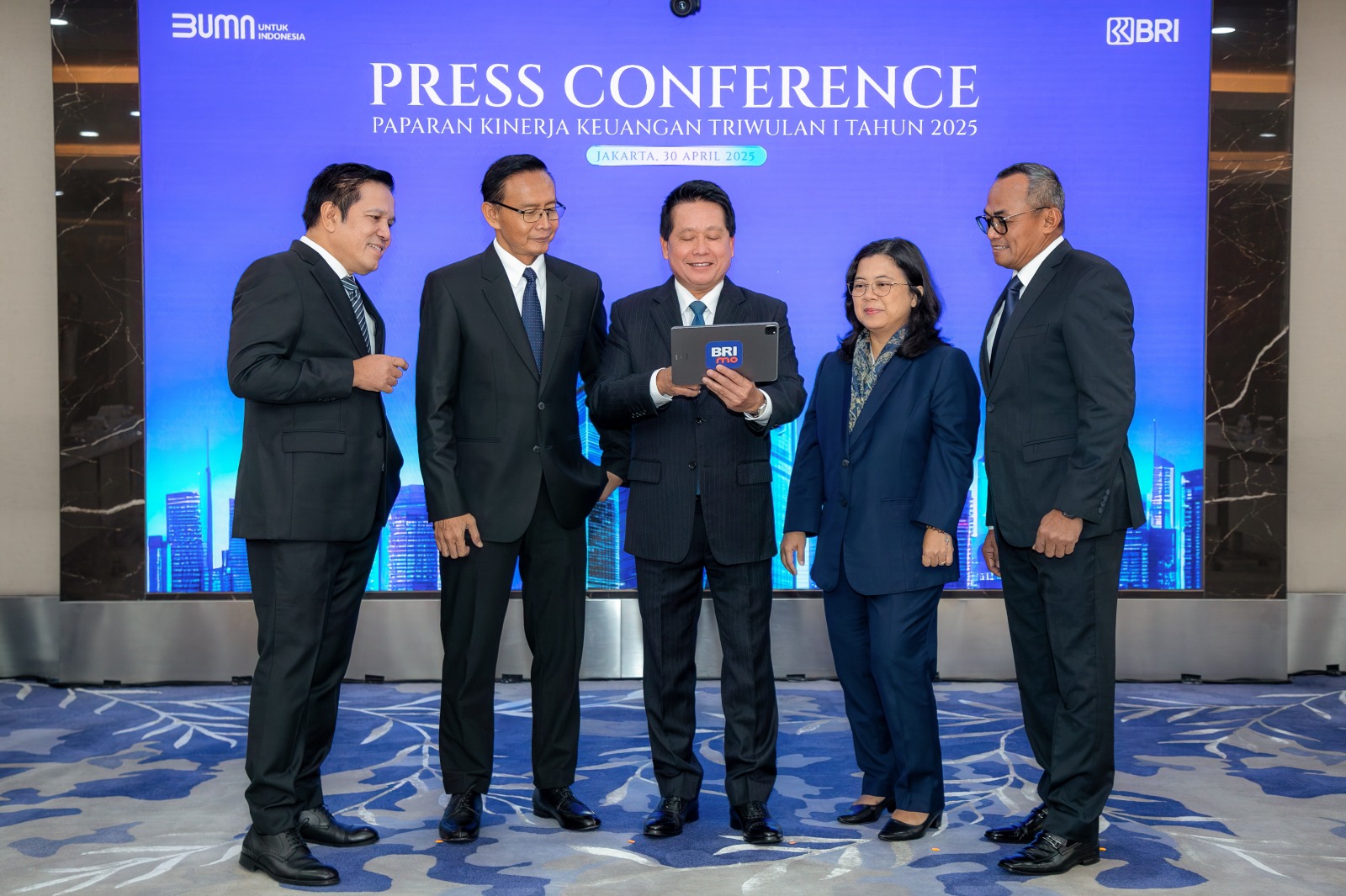 BRI Press Conference Paparan kinerja keuangan Triwulan 1 tahun 2025