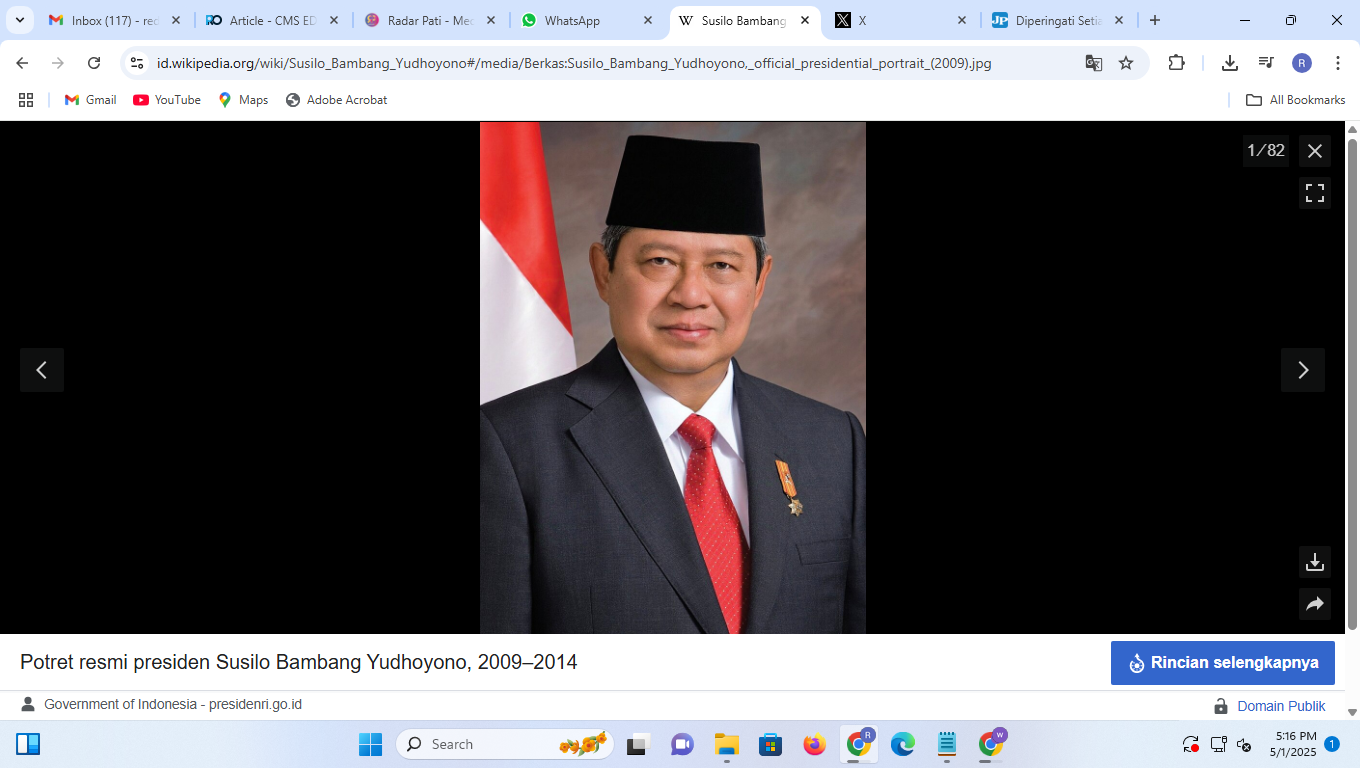 Presiden RI SBY. (wikipedia)