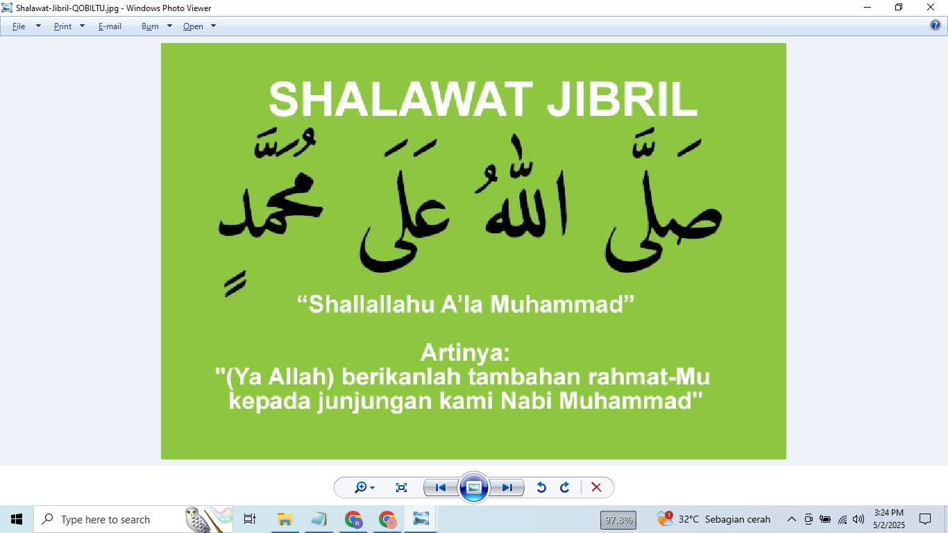 Ilustrasi salawat Nabi Muhammad.(sumber: nawacita.co)