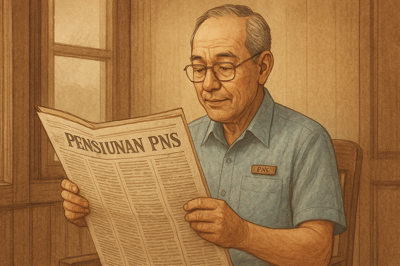 Ilustrasi Pensiunan PNS