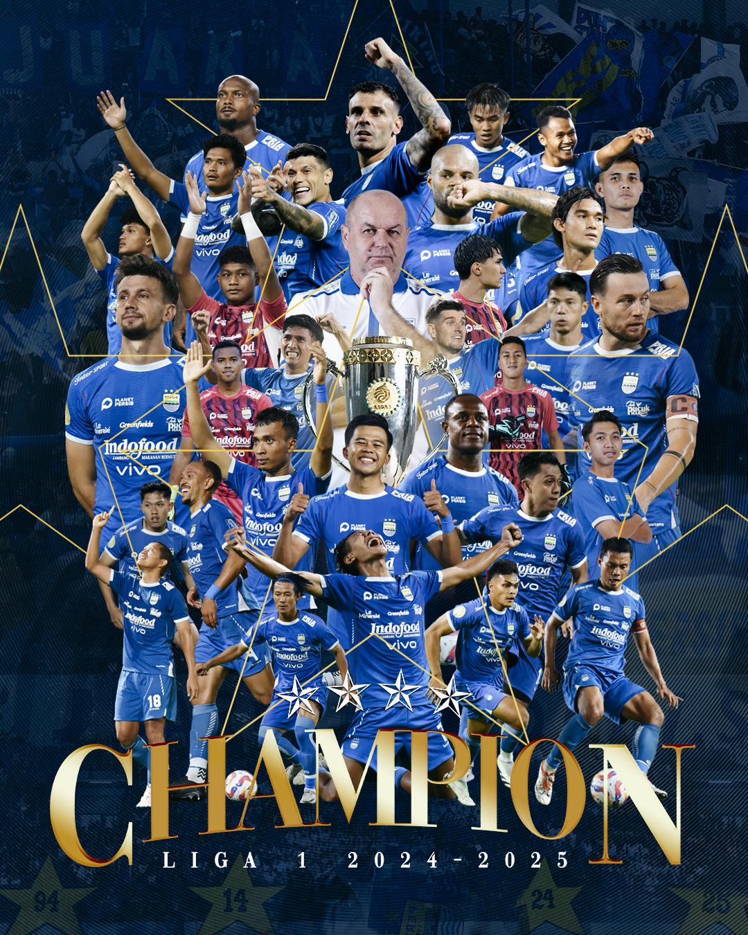 Persib Bandung Juara Liga 1 2024-2025