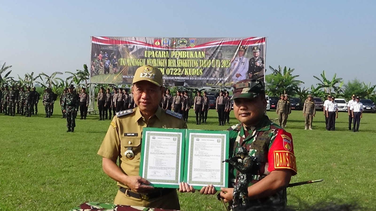 PRIORITAS : Program TMMD sengkuyung tahap 2 fokus pada pembetonan jalan dan pemberdayaan masyarakat