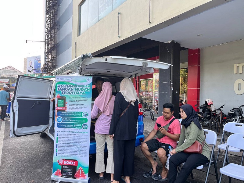 BPJS Kesehatan Cabang Kudus hadirkan layanan BPJS Keliling di CFD Alun-alun Simpang Tujuh Kudus