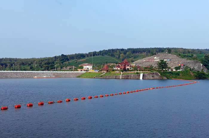 LUAS: Bendungan Randugunting berada di Desa Kalinanas, Kecamatan Japah.