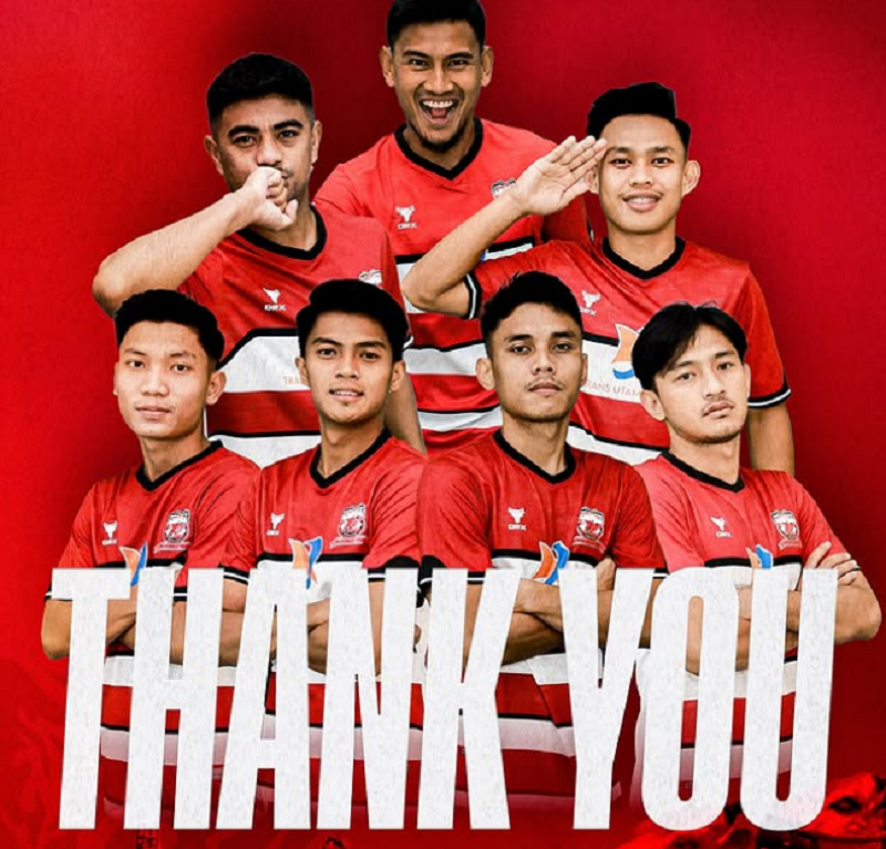 7 Pemain Lokal Madura united resmi dilepas