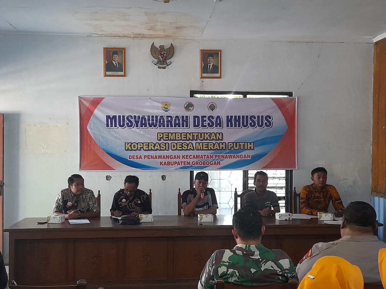 PEMBENTUKAN: Musdesus KDMP yang ada di sejumlah desa di Kabupaten Grobogan.