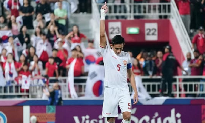 Potret Rizky Ridho bermain di Timnas Indonesia