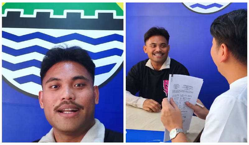 Saddil Ramdani resmi diperkenalkan menjadi pemain baru Persib Bandung