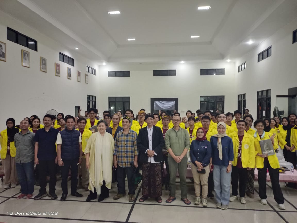 MISI BESAR: Wakil Ketua MPR RI Lestari Moerdijat hadir dalam diskusi bersama para pakar Situs Patiayam dan Mahasiswa PPL Penggalian Situs Patiayam dari Universitas Indonesia (UI) dalam diskusi Melesta