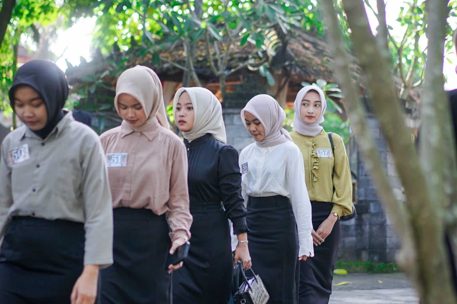 SELEKSI: Seleksi Mas Mbak Grobogan 2025 yang bertempat di Candi Joglo Semar, Krangganharjo, Kecamatan Toroh.