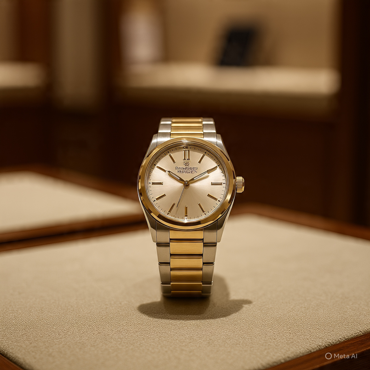 Jam tangan mewah Patek Philipe. (META AI)