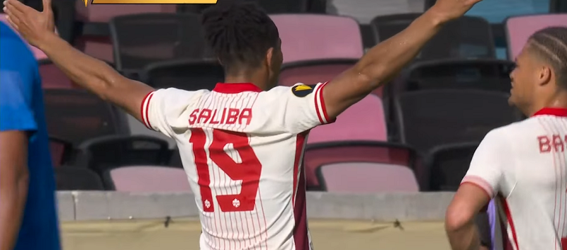 Saliba, Pemain Canada pencetak gol di pertama Curacao vs Canada