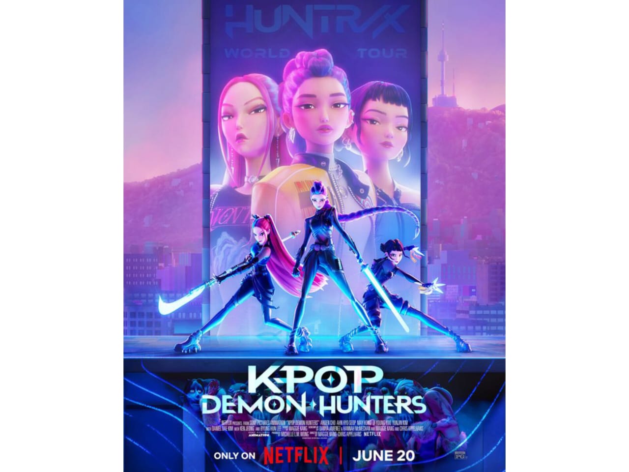 Film Animasi Kpop Demon Hunters yang tayang pada 20 Juni di Netfix