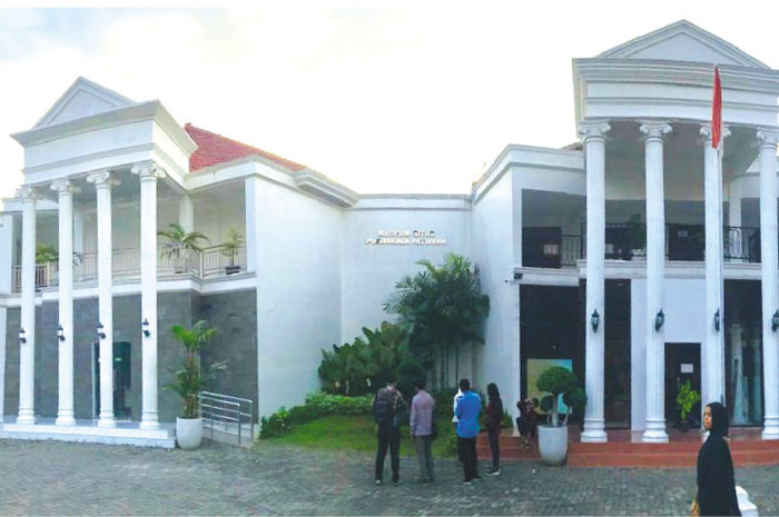 POTENSI DIKEMBANGKAN: Museum Patiayam di Desa Terban, Jekulo, Kudus, yang menempati lahan milik pemerintah desa. Pemkab Kudus menggagas tukar guling agar lahan ini, menjadi milik pemkab.