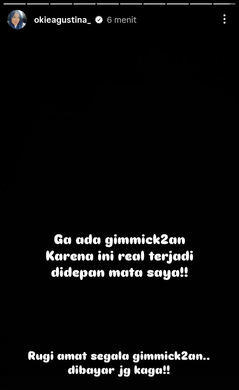 Insta Story Okie Agustina, ibunda kiesha Alvaro terkait sang putra yang digampar Dimas Anggara