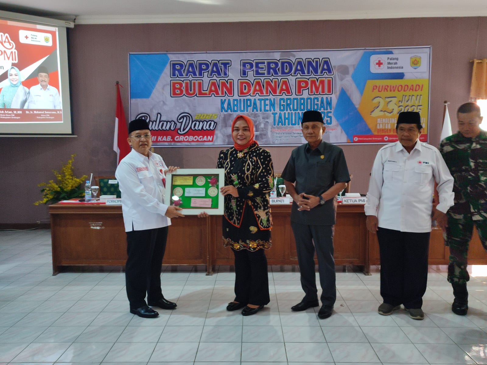 DIMULAI: PMI Grobogan membuka pelaksanaan Bulan Dana 2025.