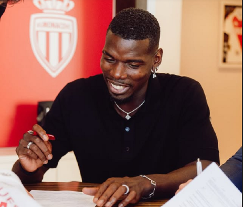 Paul Pogba gabung AS Monaco