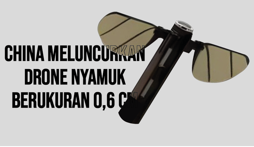 China meluncurkan drone nyamuk berukuran 0,6 cm