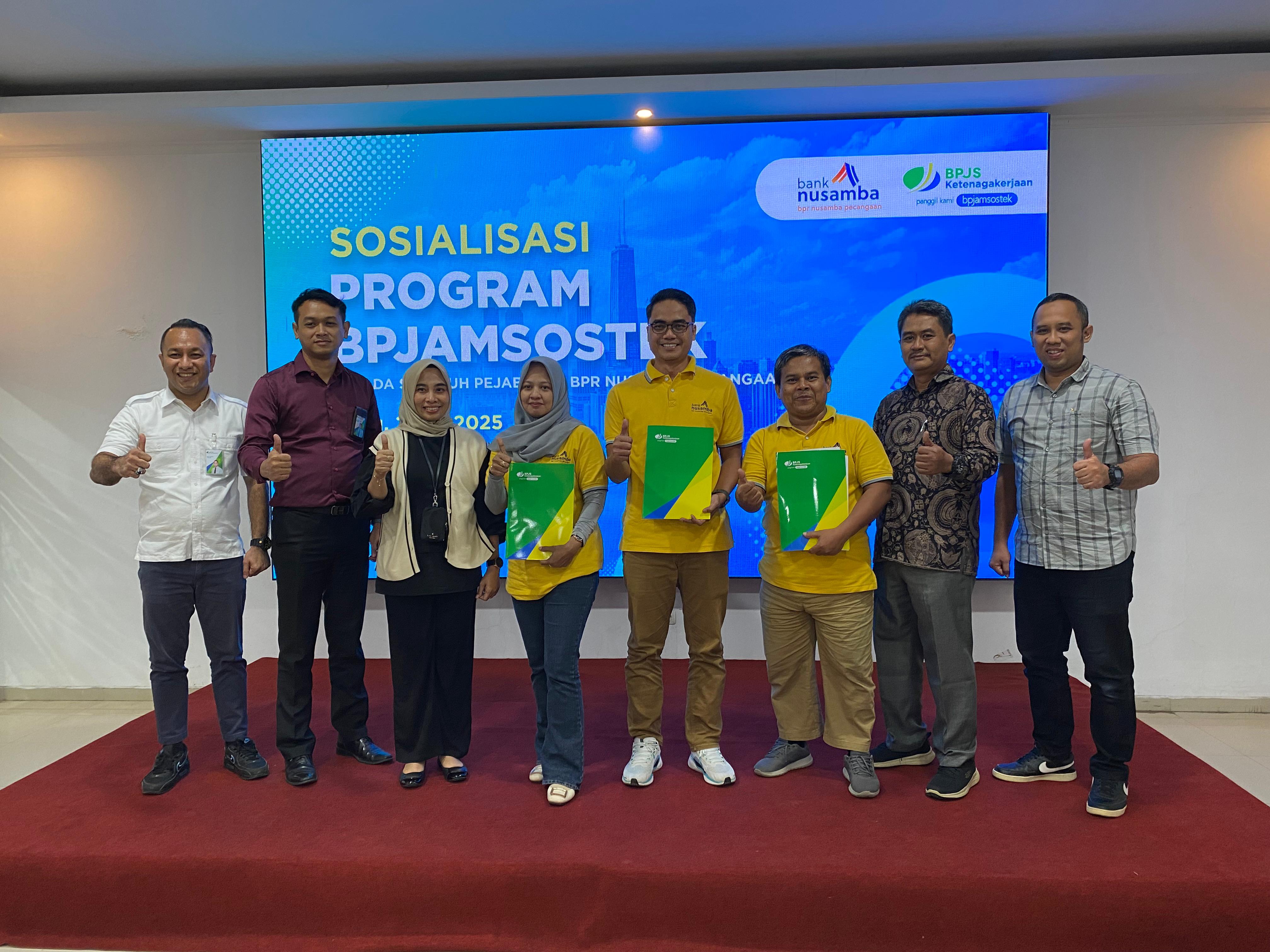 Kerjasama BPJS Ketenagakerjaan dengan BPR Nusamba Pecangaan