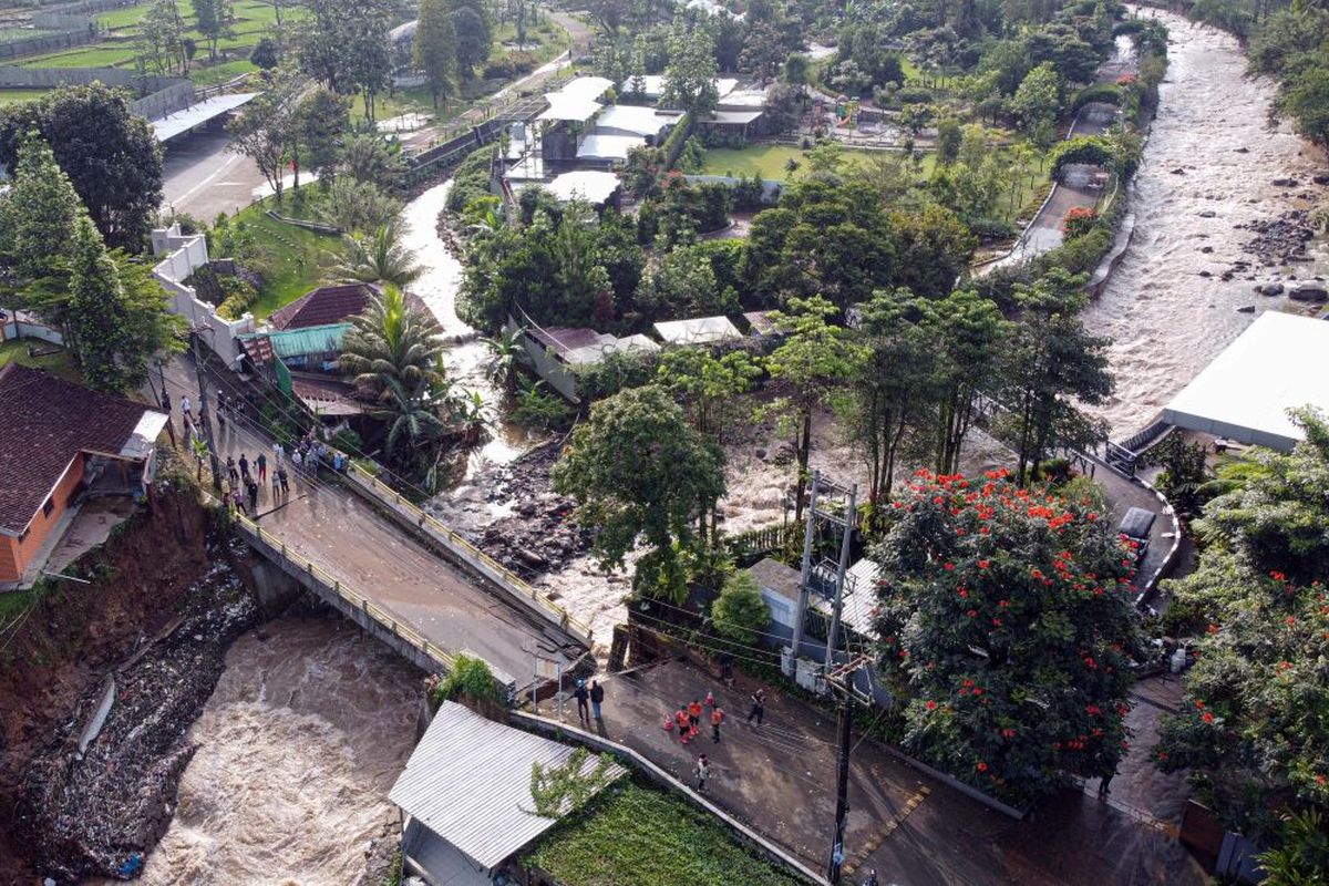 Ilustrasi Banjir dan Longsor yang terjadi di Kabupaten bogor