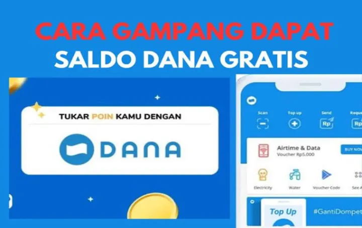 Ilustrasi Saldo Gratis dari DANA Kaget