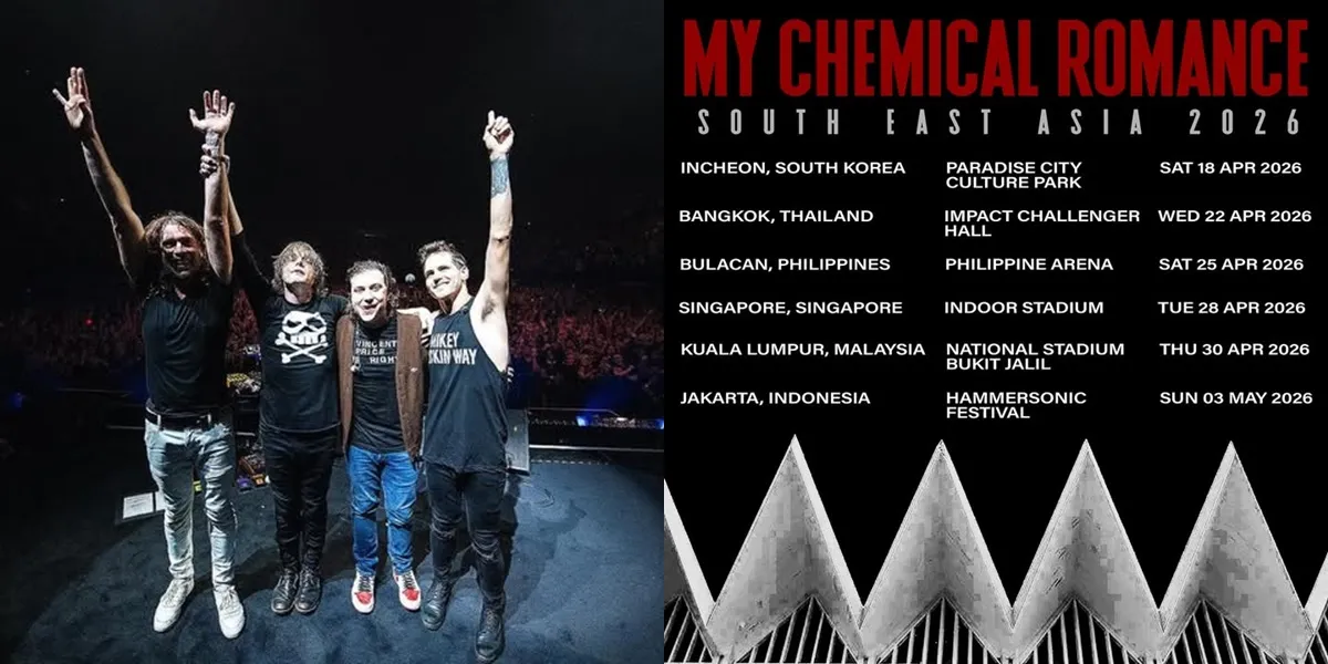 Jadwal Tur My Chemical Romance (MCR)