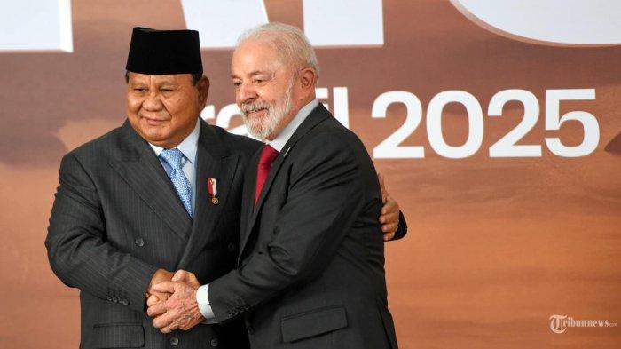 Presiden Prabowo disambut langsung oleh Presiden Luiz Inaco