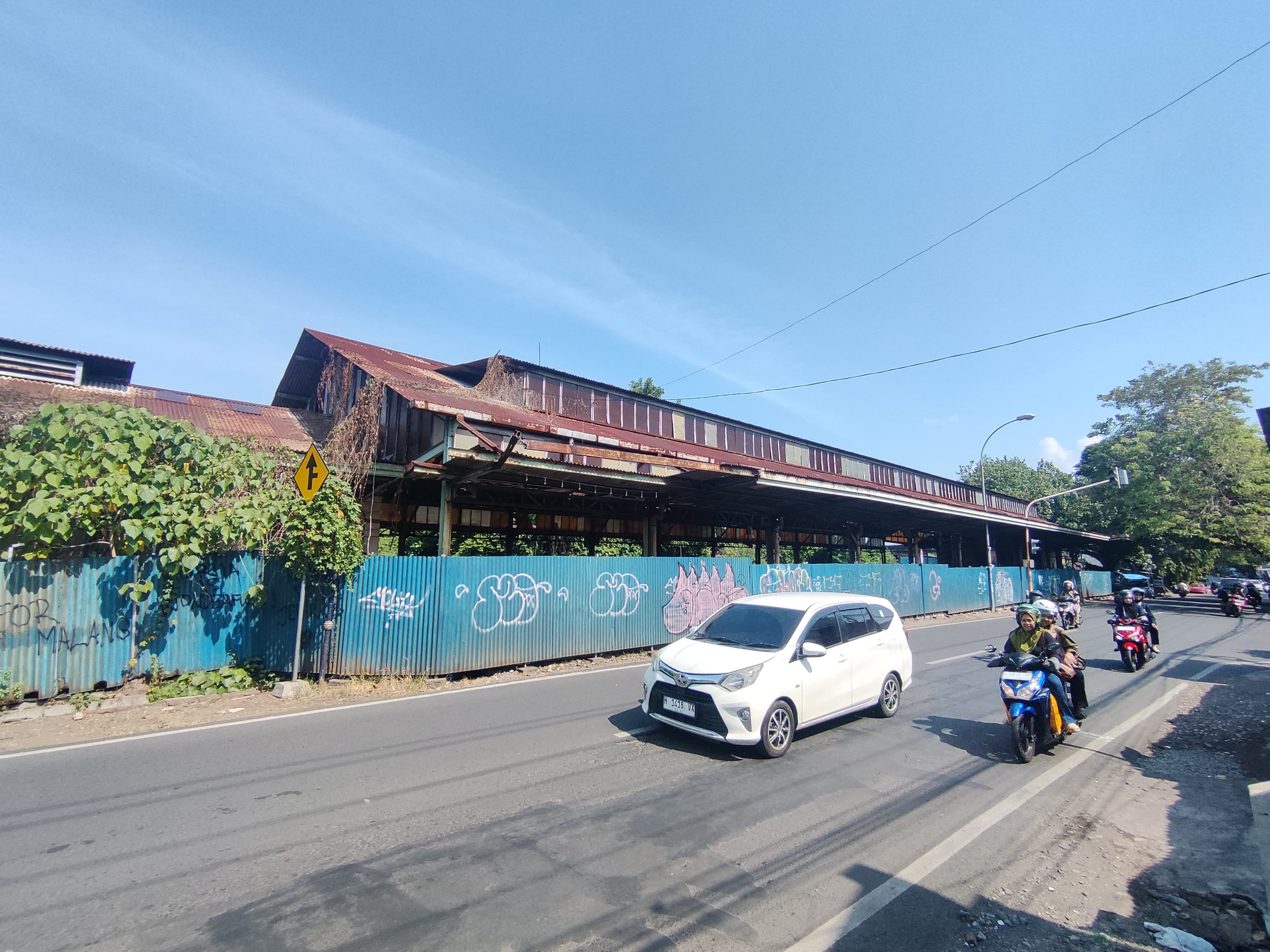 LAMPU HIJAU: Kondisi eks Stasiun Kudus yang berada di Kelurahan Wergu Wetan.  &nbsp;