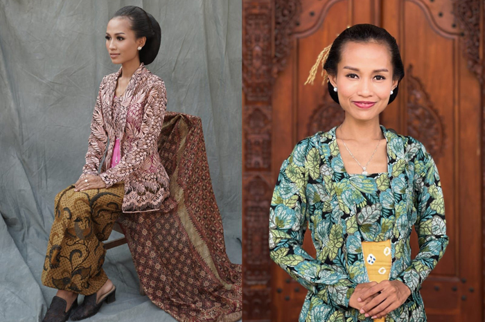 VINTAGE: Kebaya eyang yang masih anggun dipakai di tiga dakade ini.