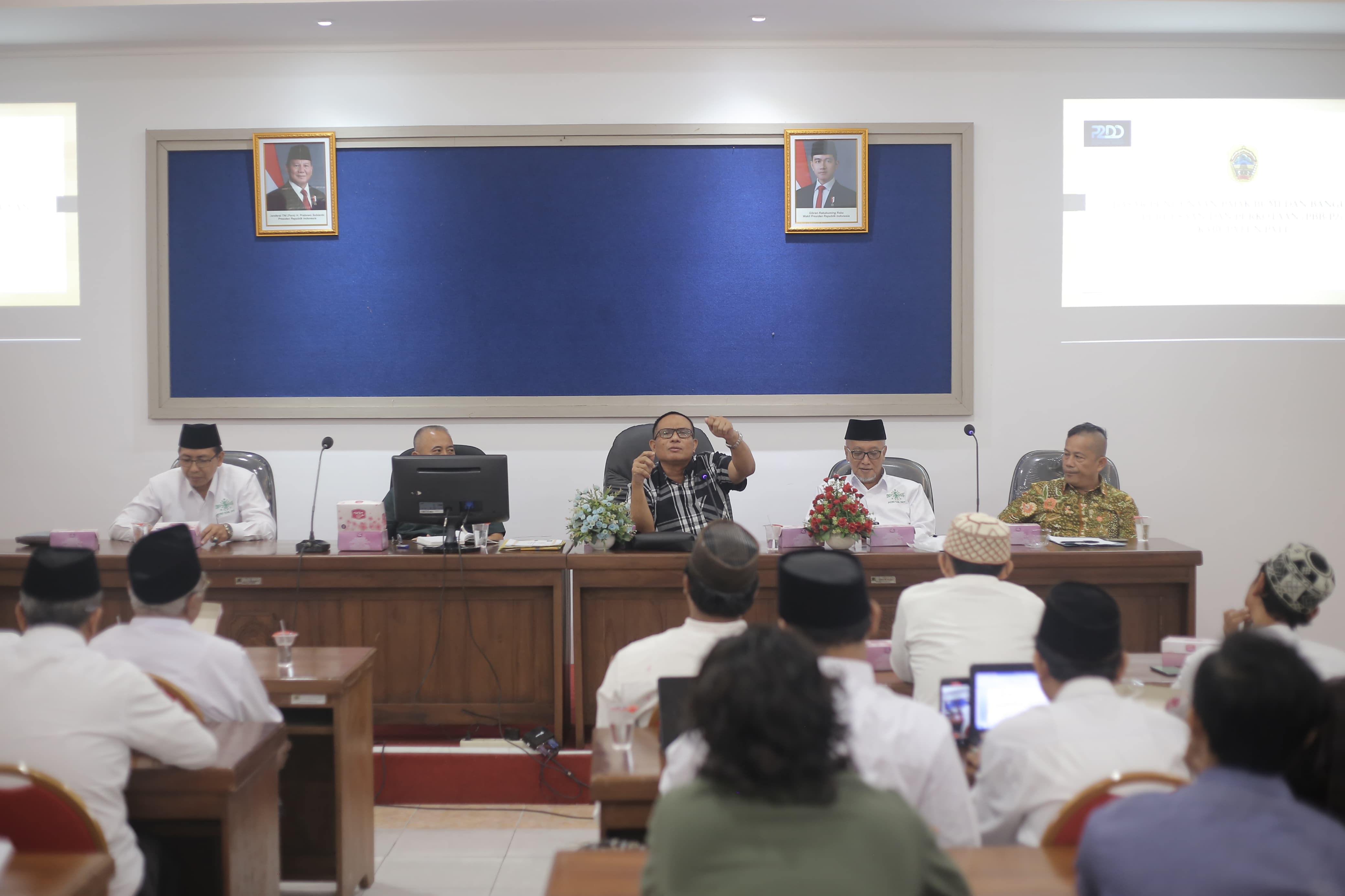 BERTEMU: Pengurus Cabang Nahdlatul Ulama (PCNU) Kabupaten Pati mendatangi Kantor Badan Pengelolaan Keuangan dan Aset Daerah (BPKAD) pada Sabtu (19/7).