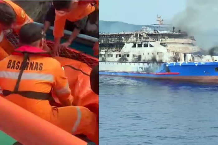 Kapal Barcelona 5 Terbakar di Perairan Talise,&nbsp;Kabupaten Minahasa Utara alami kebakaran yang mengakibatkan lima penumpang tewas.