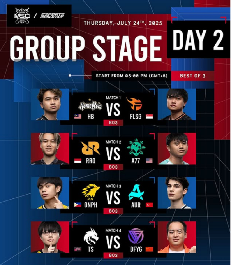 Jadwal MSC Mobile Legends