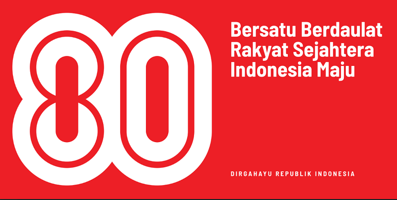 Banner logo HUT RI ke-80