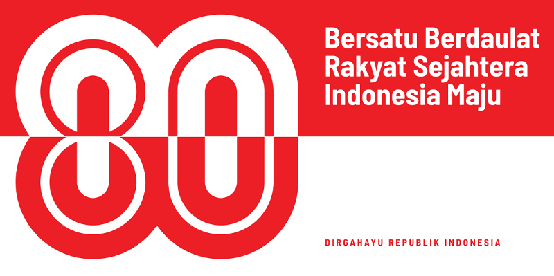 Banner logo HUT RI ke-80